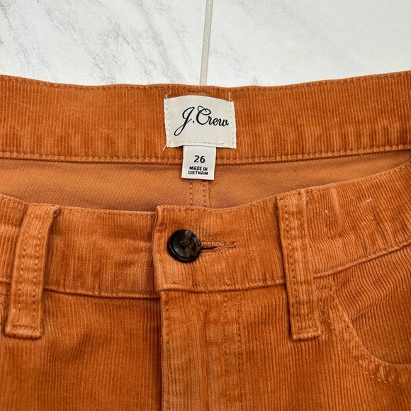 J. Crew High-rise '90s classic straight corduroy pant in Clay - Picture 4 of 6